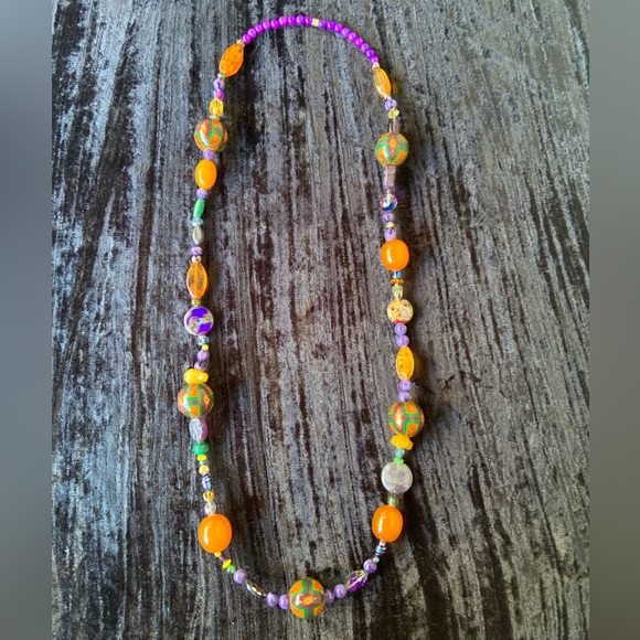 World Tribe Purple Treasure Necklace - Picture 2 of 9